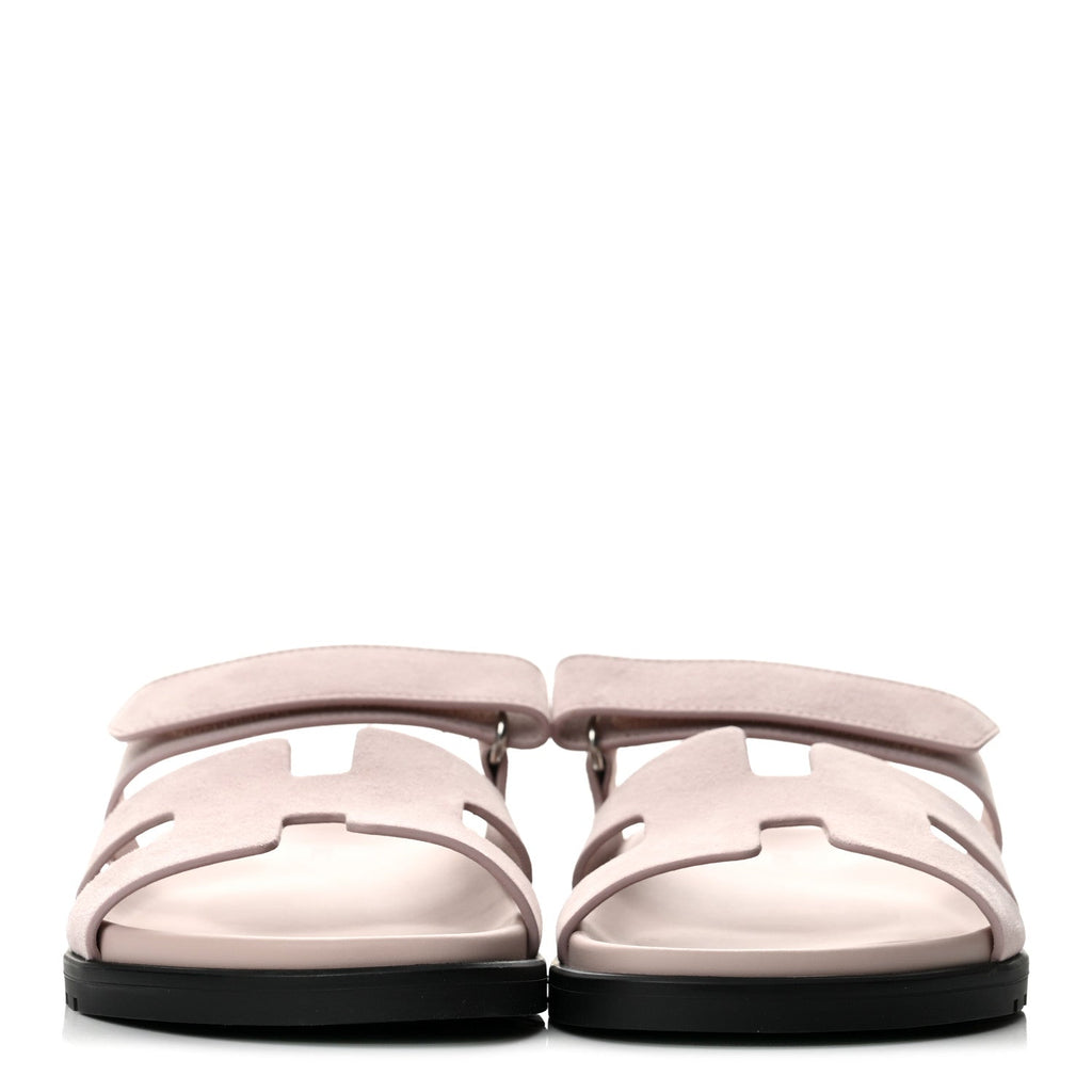 Suede Goatskin Womens Chypre Sandals 39 Rose Porcelaine