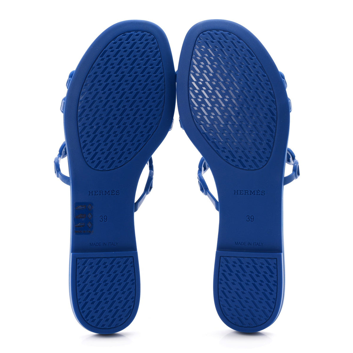 Rubber Chaine d'Ancre Rivage Sandals 39 Bleu Smalt