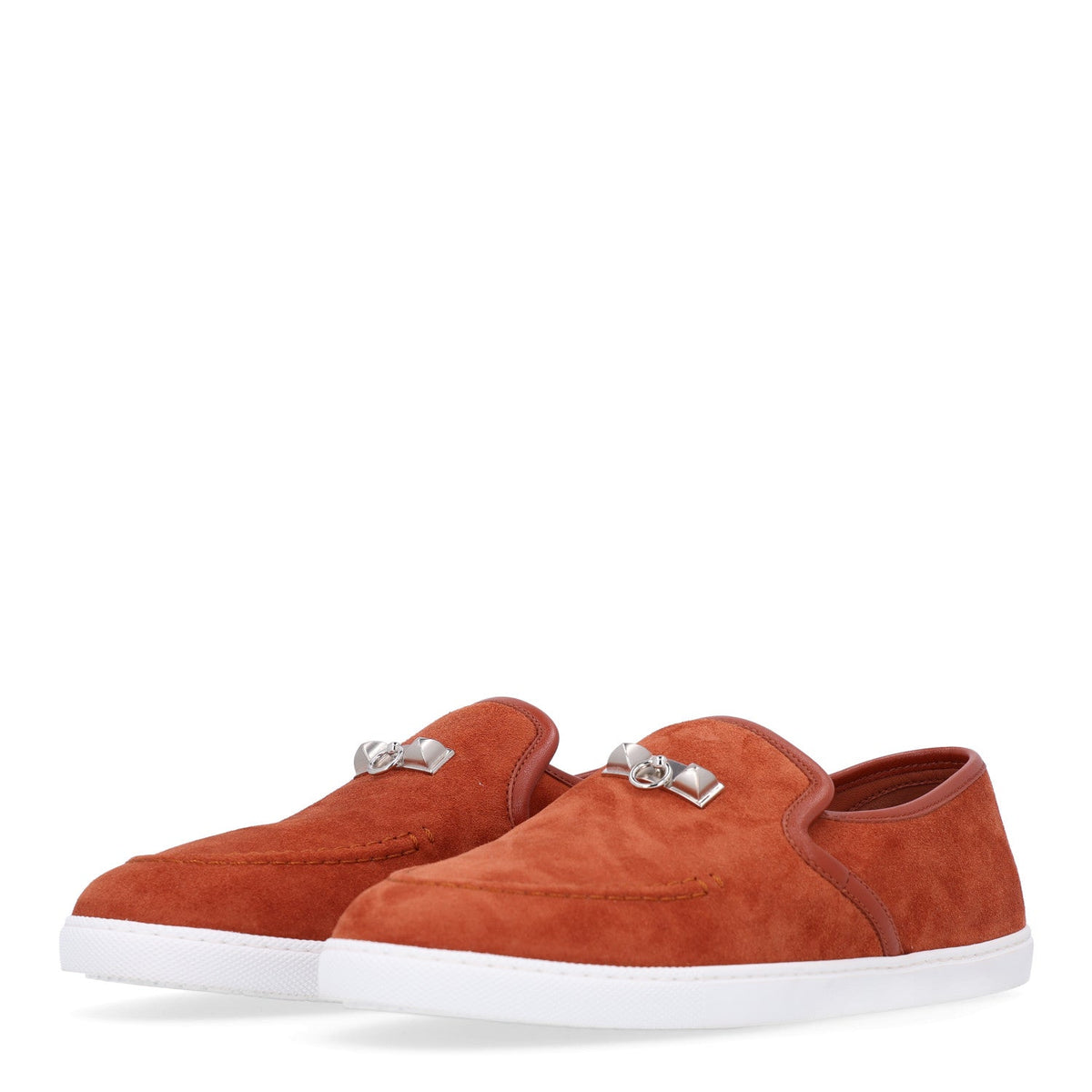 Suede Goatskin Nappa Jour Loafers 39 Gold