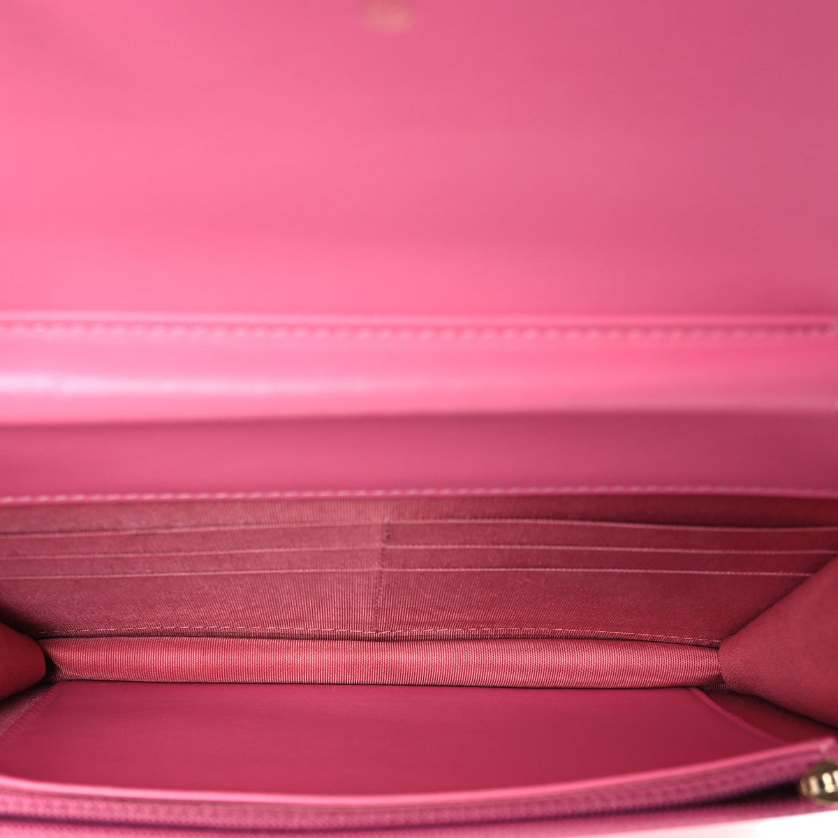 Caviar Quilted Boy Wallet On Chain WOC Pink