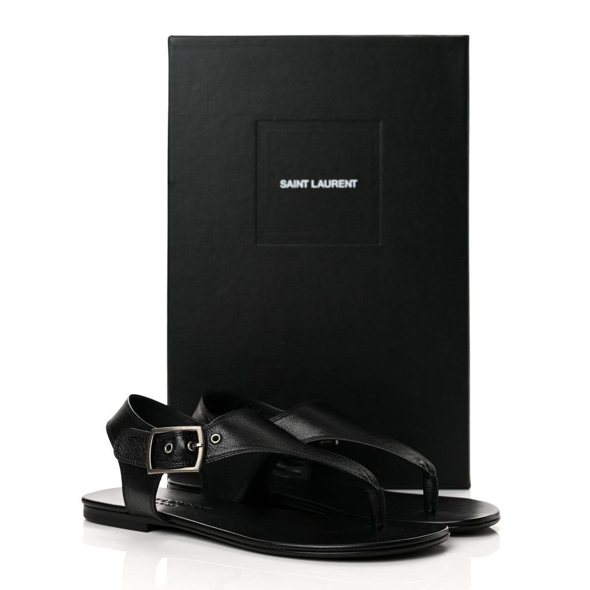 Calfskin Incrociato Denver Monogram Sandals 36 Black