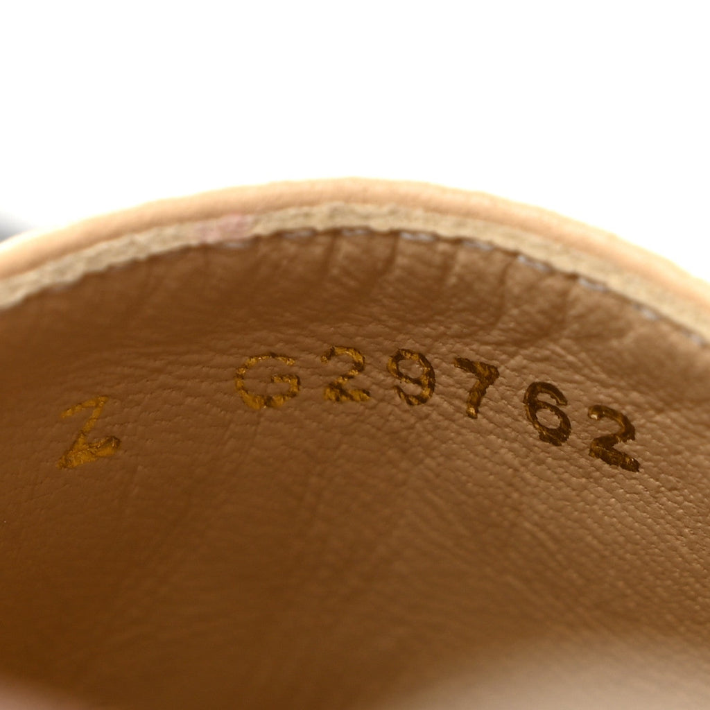 Lambskin CC Espadrilles 36 Beige Black