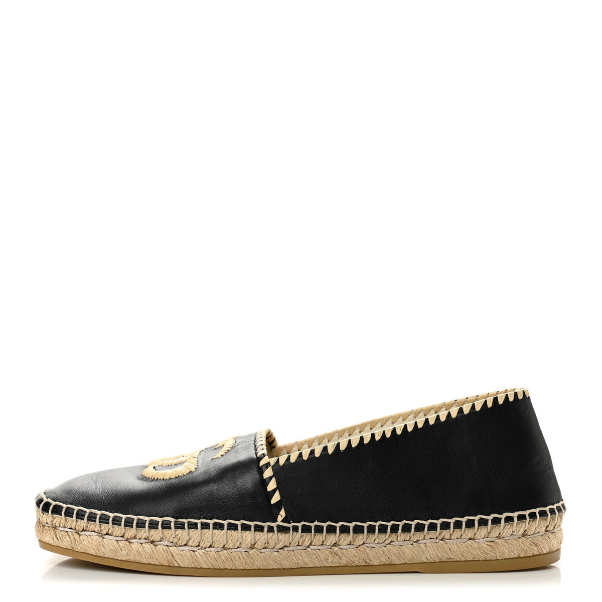 Nappa Charlotte GG Marmont Miguel Espadrilles 40 Black