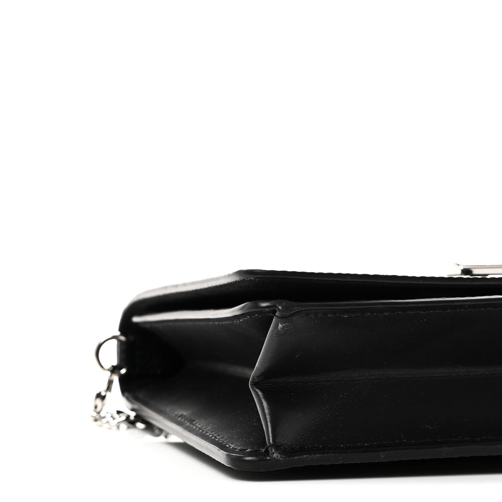 Epi Twist Belt Chain Wallet Black