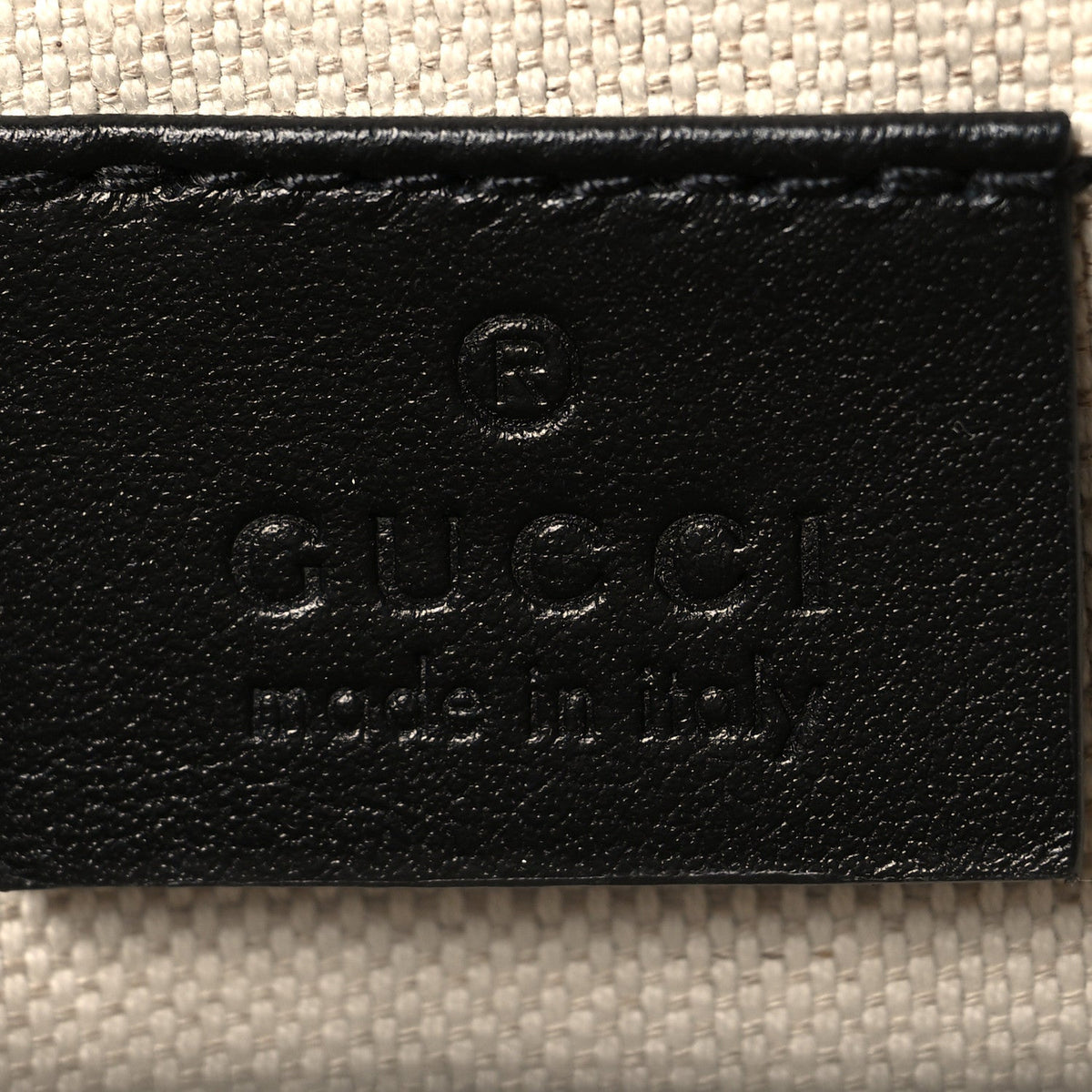 Calfskin GG Tennis Embossed Pocket Belt Bag Black