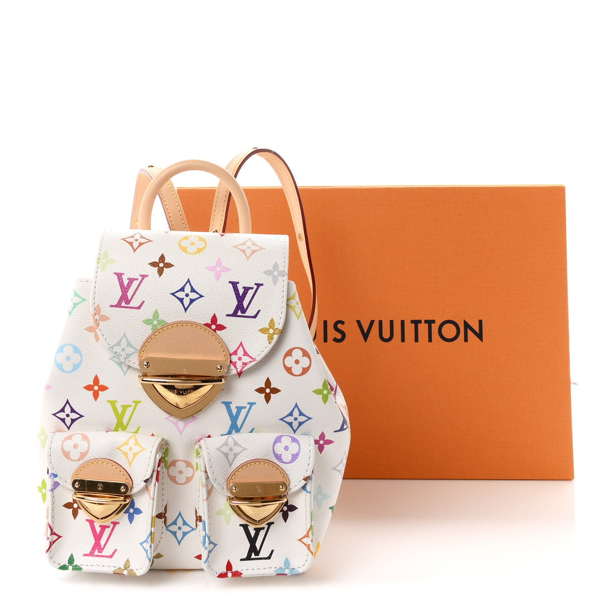 LV X TM Monogram Multicolor Venice Backpack White