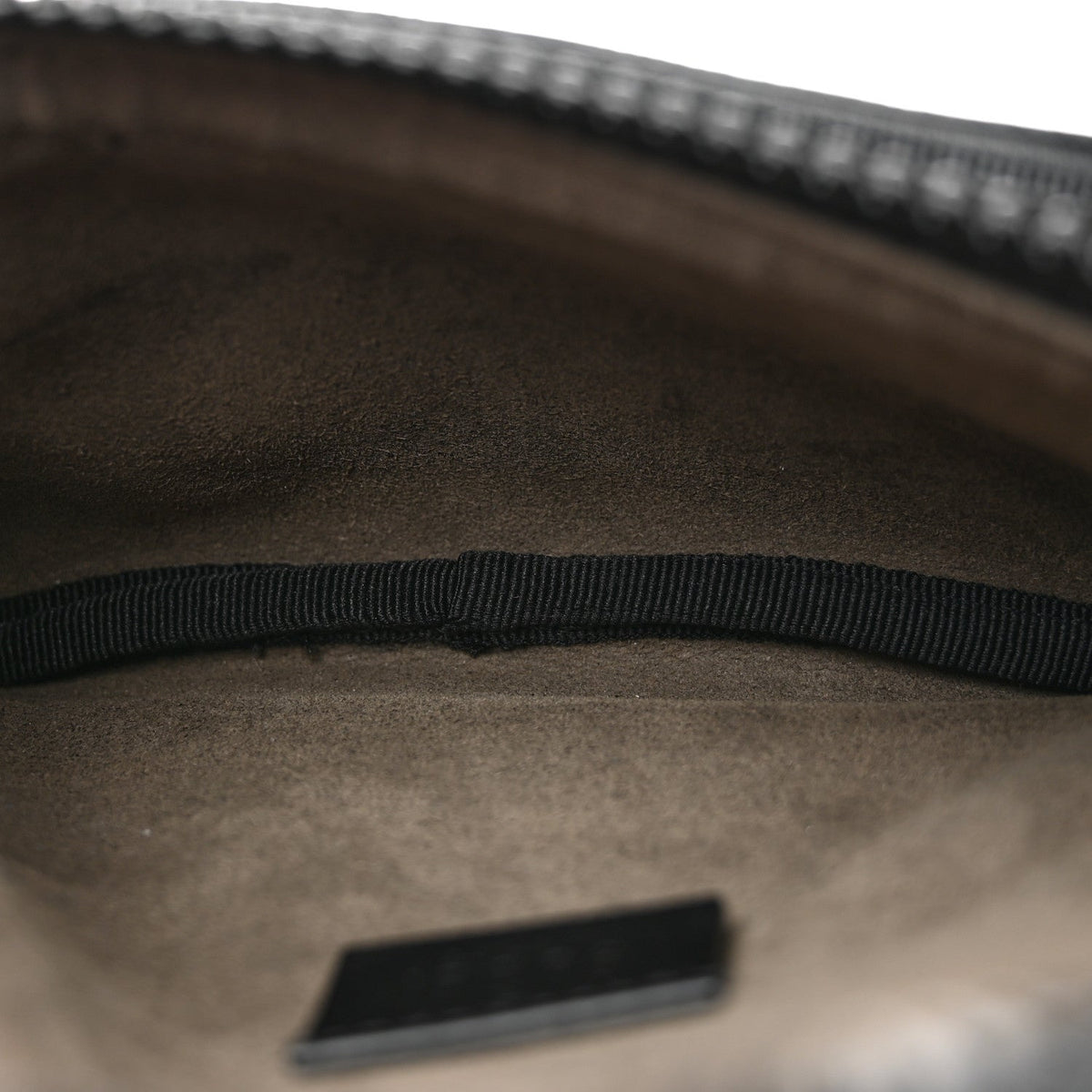 GG Supreme Monogram Belt Bag Black