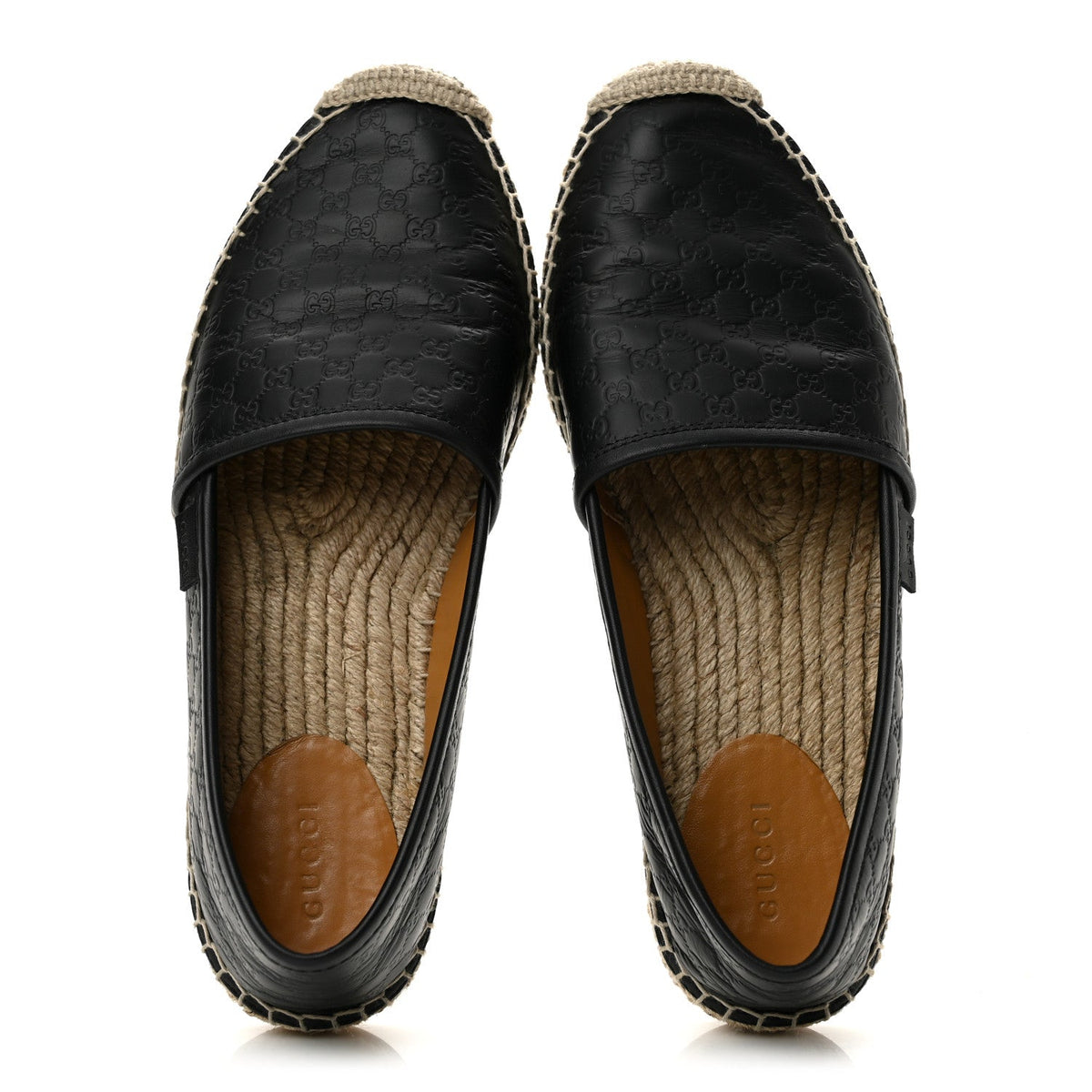 Microguccissima Signature Espadrilles 37.5 Black