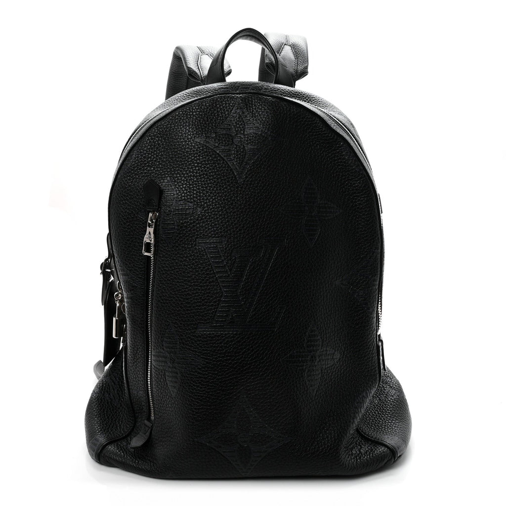 Taurillon Monogram Shadow Armand Backpack Black