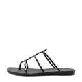 Rubber Womens Mykonos Sandals 39 Black
