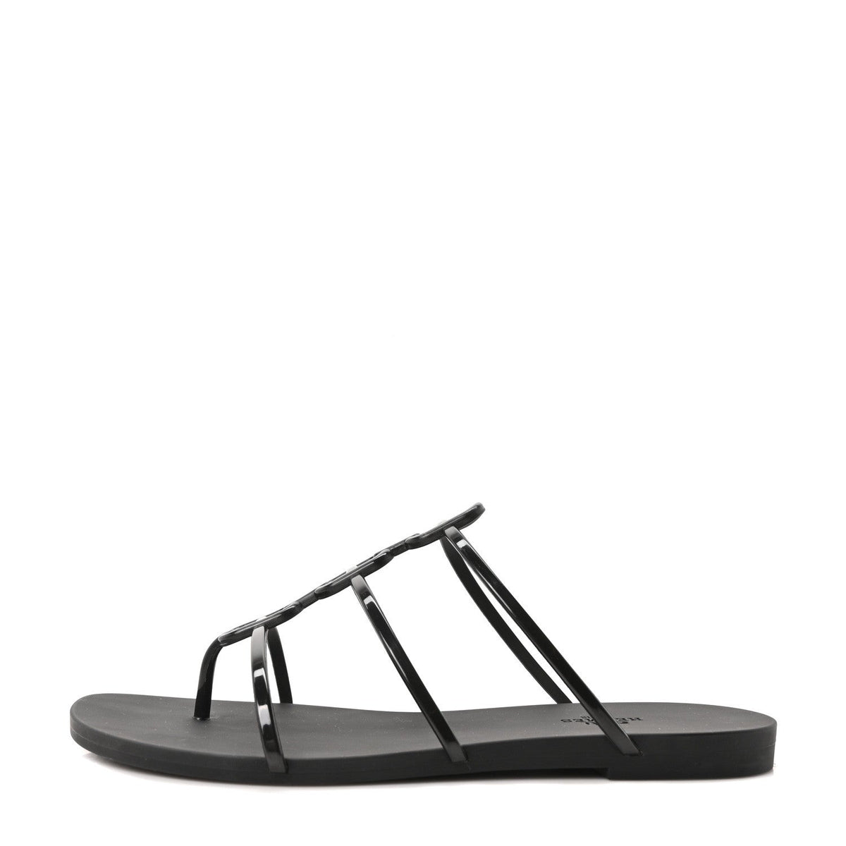Rubber Womens Mykonos Sandals 39 Black