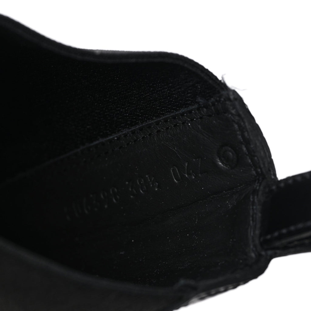 Magnum Calfskin Web Chelsea Ankle Boots 38.5 Black