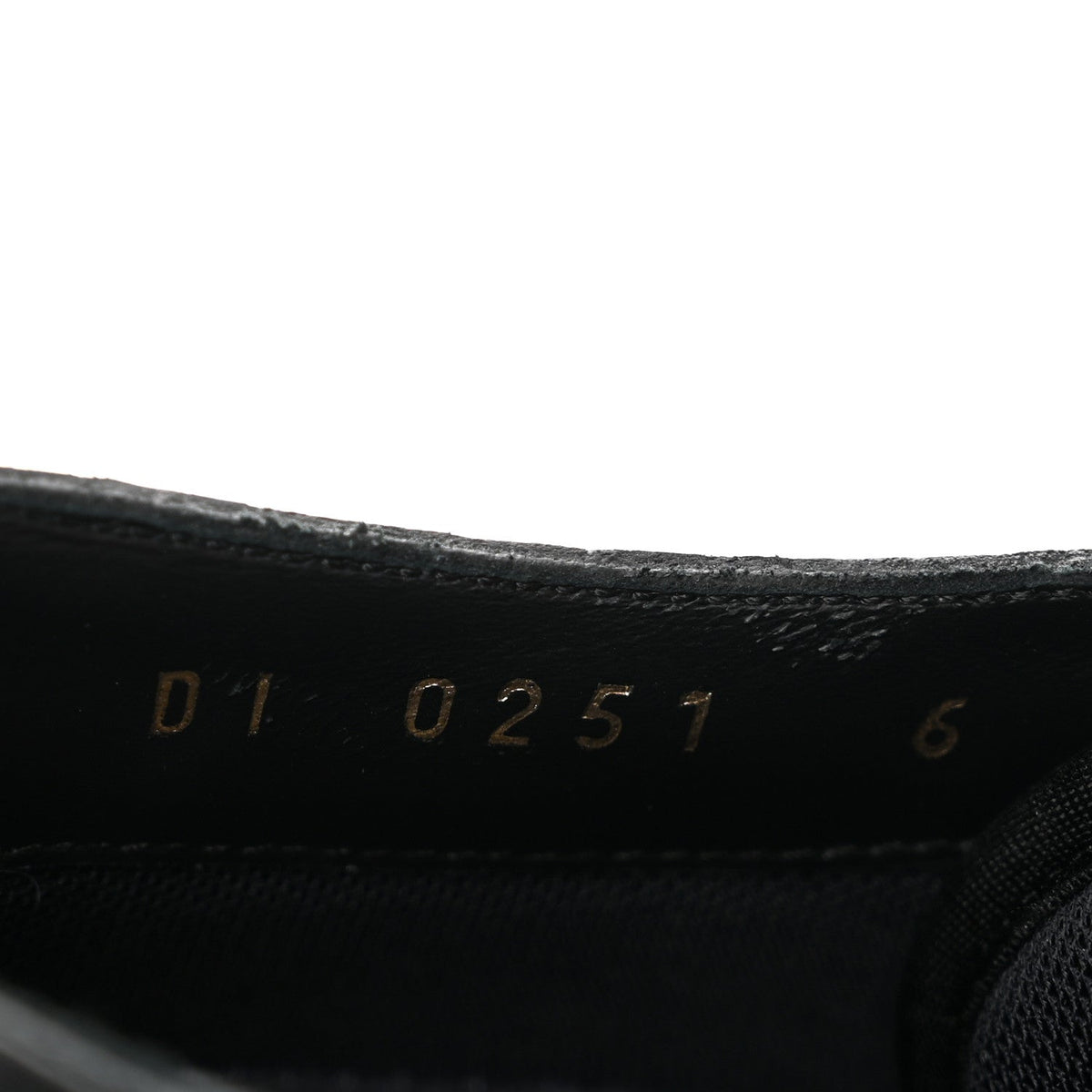 Calfskin Mens Formal Derby Shoes 6 Black