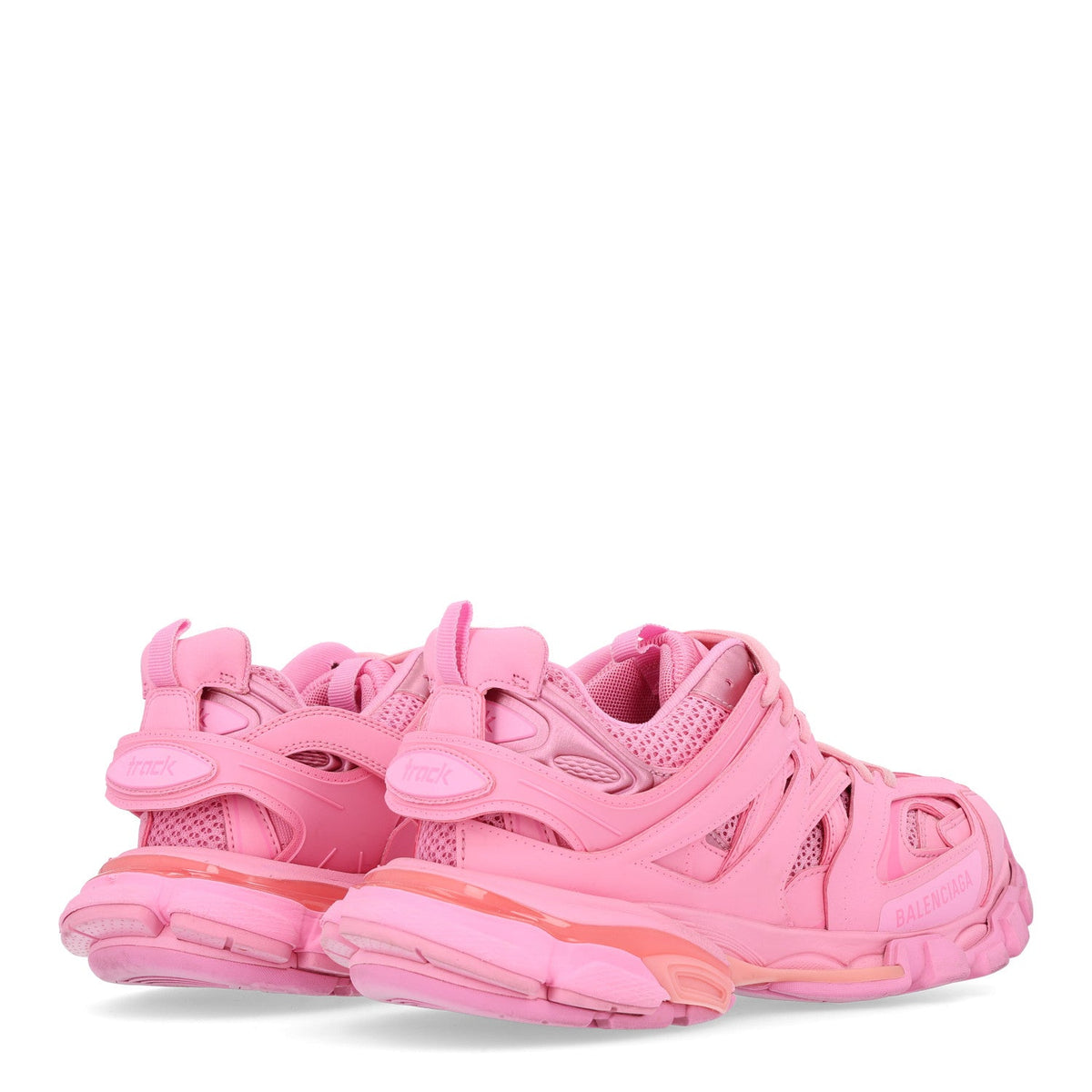 Mesh Nylon Womens Track Sneakers 40 Pink