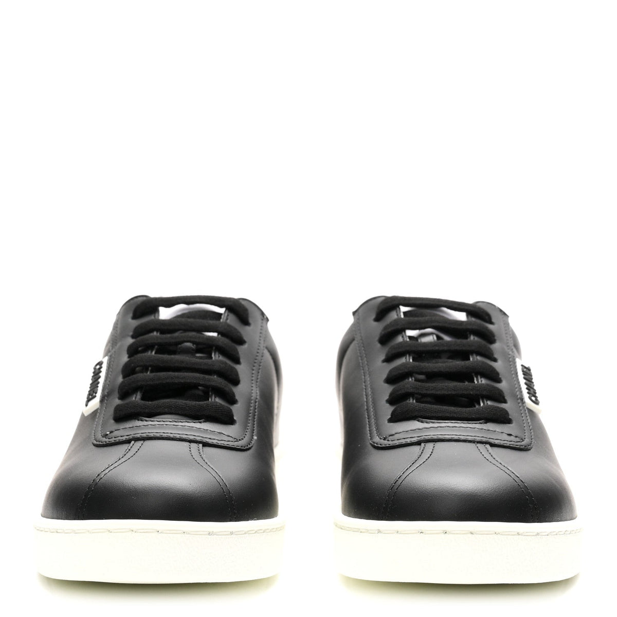 Calfskin CC Womens Sneakers 38 Black