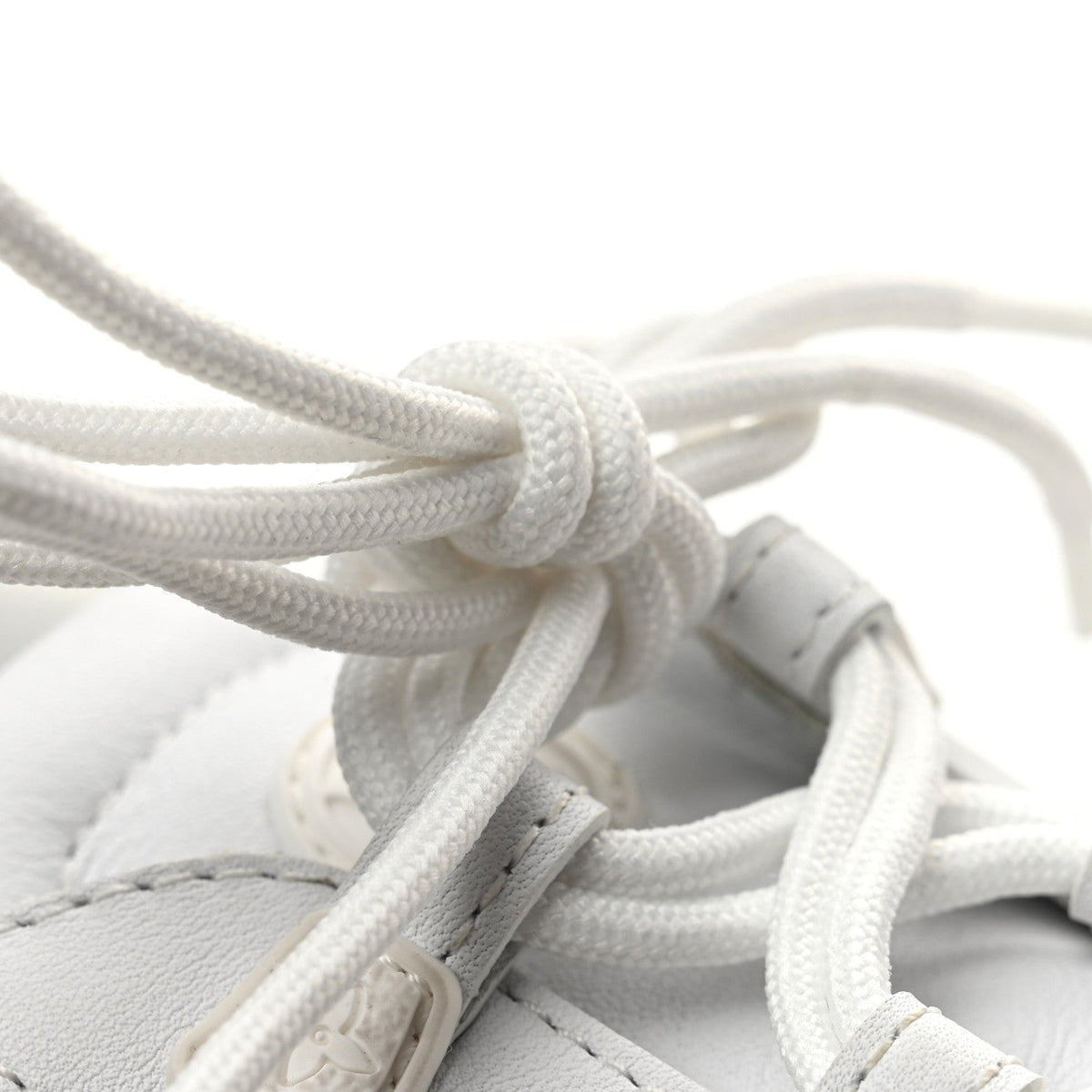 Monogram Calfskin Womens LV Sneakerina 37 White