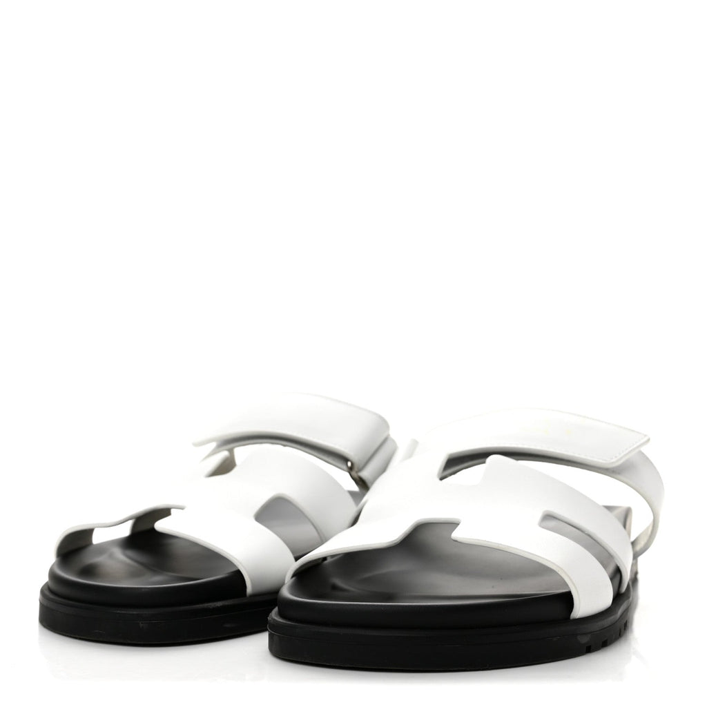 Calfskin Womens Chypre Sandals 39 White