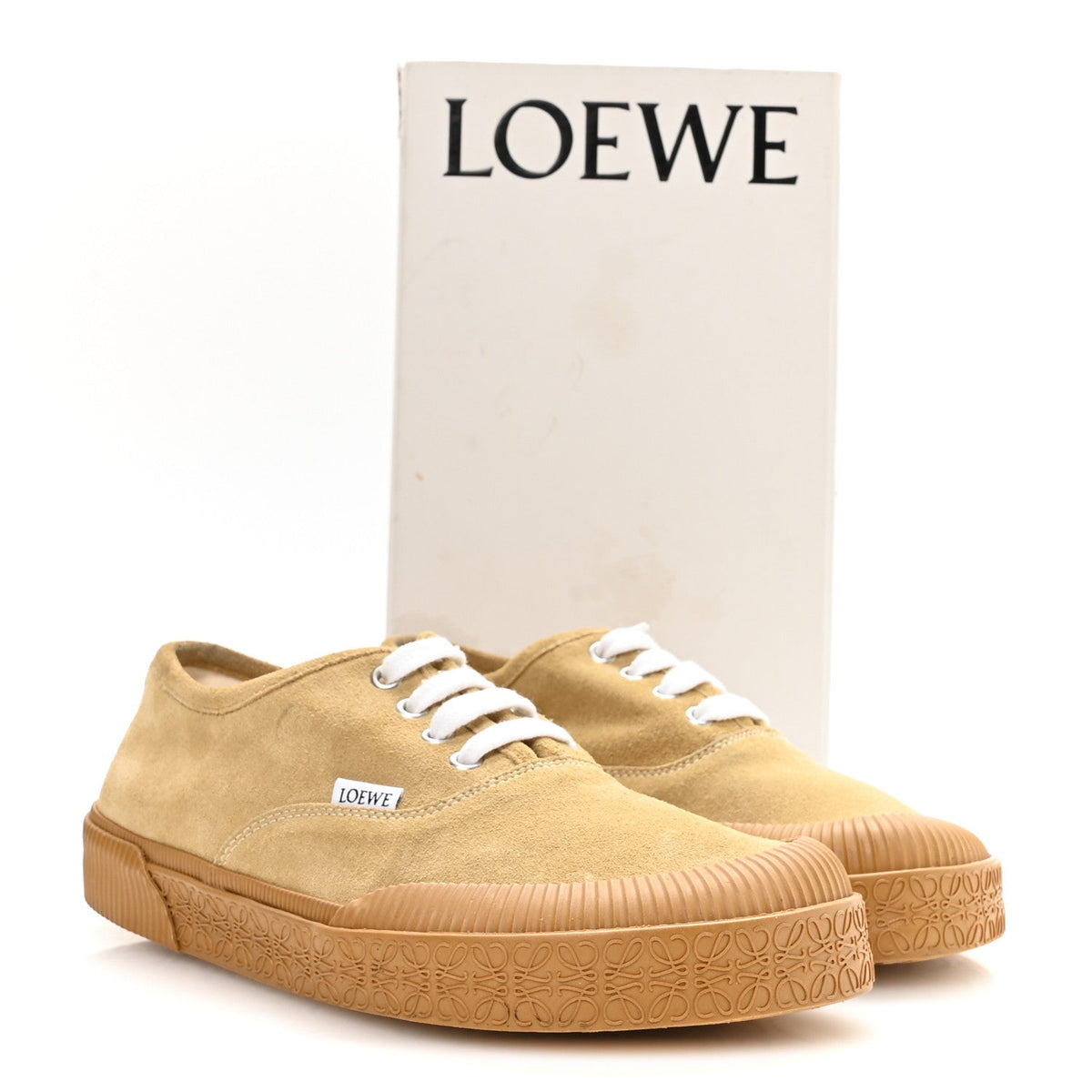 X PAULA's IBIZA Brushed Suede Rubber Terra Vulca Sneakers 39 Gold