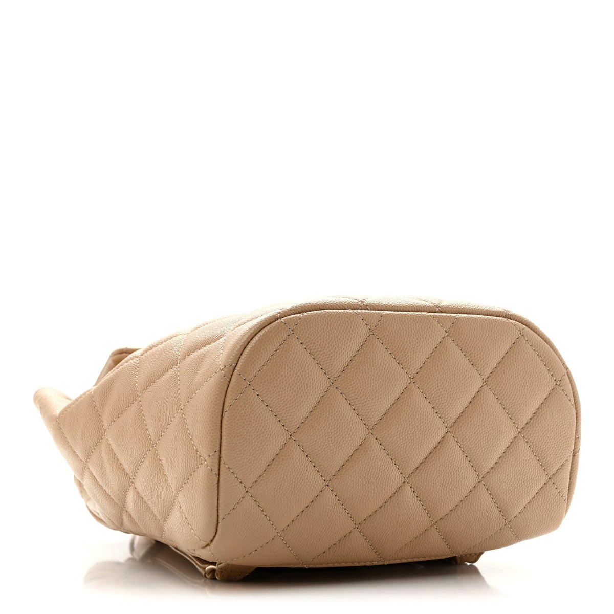 Caviar Quilted Mini Urban Spirit Backpack Dark Beige