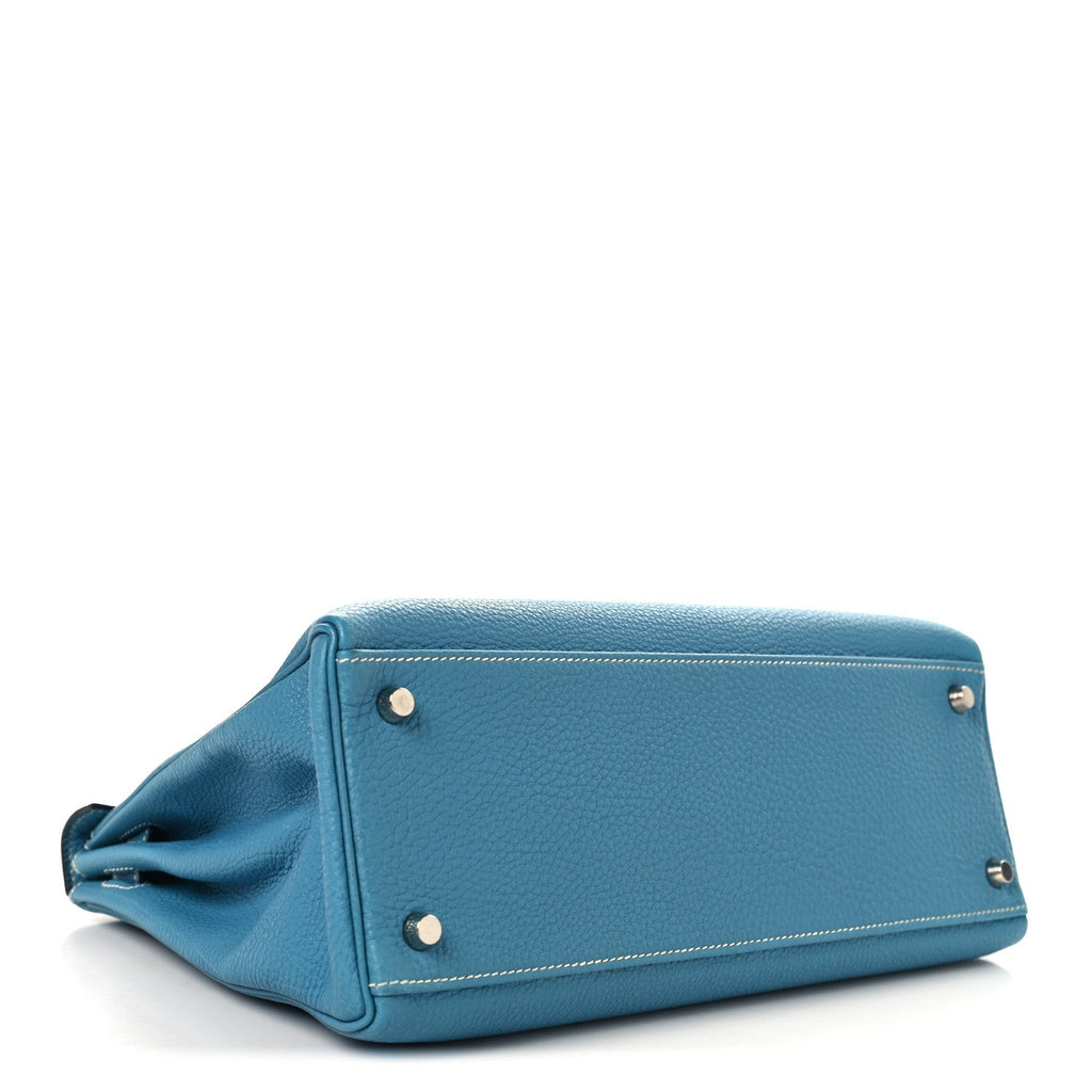 Togo Kelly Retourne 32 Bleu Jean