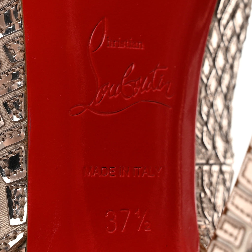 Satin Mosaique No Prive 120 Pumps 37.5 Silver
