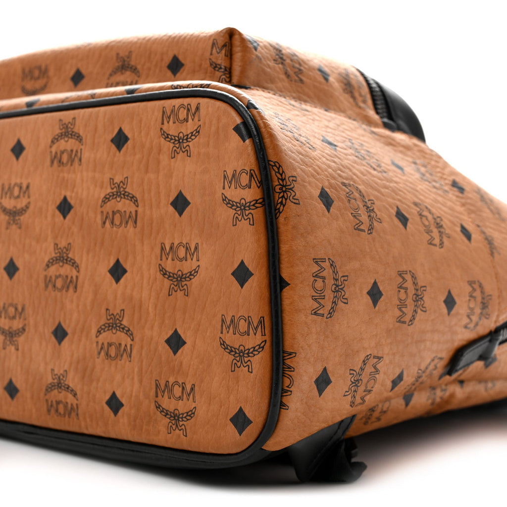 Visetos Nappa Medium Stark Backpack Cognac Black