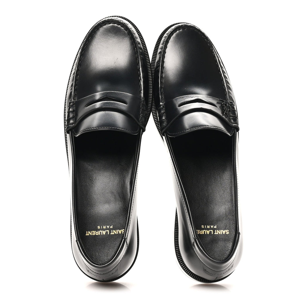 Magnum Lux Calfskin Mens Le Loafer 15 Moccassins 40 Black