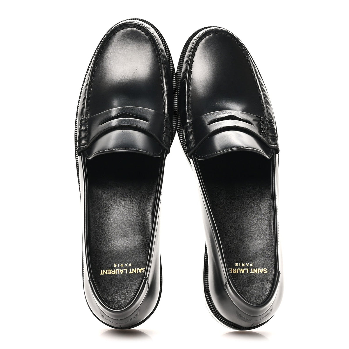 Magnum Lux Calfskin Mens Le Loafer 15 Moccassins 40 Black