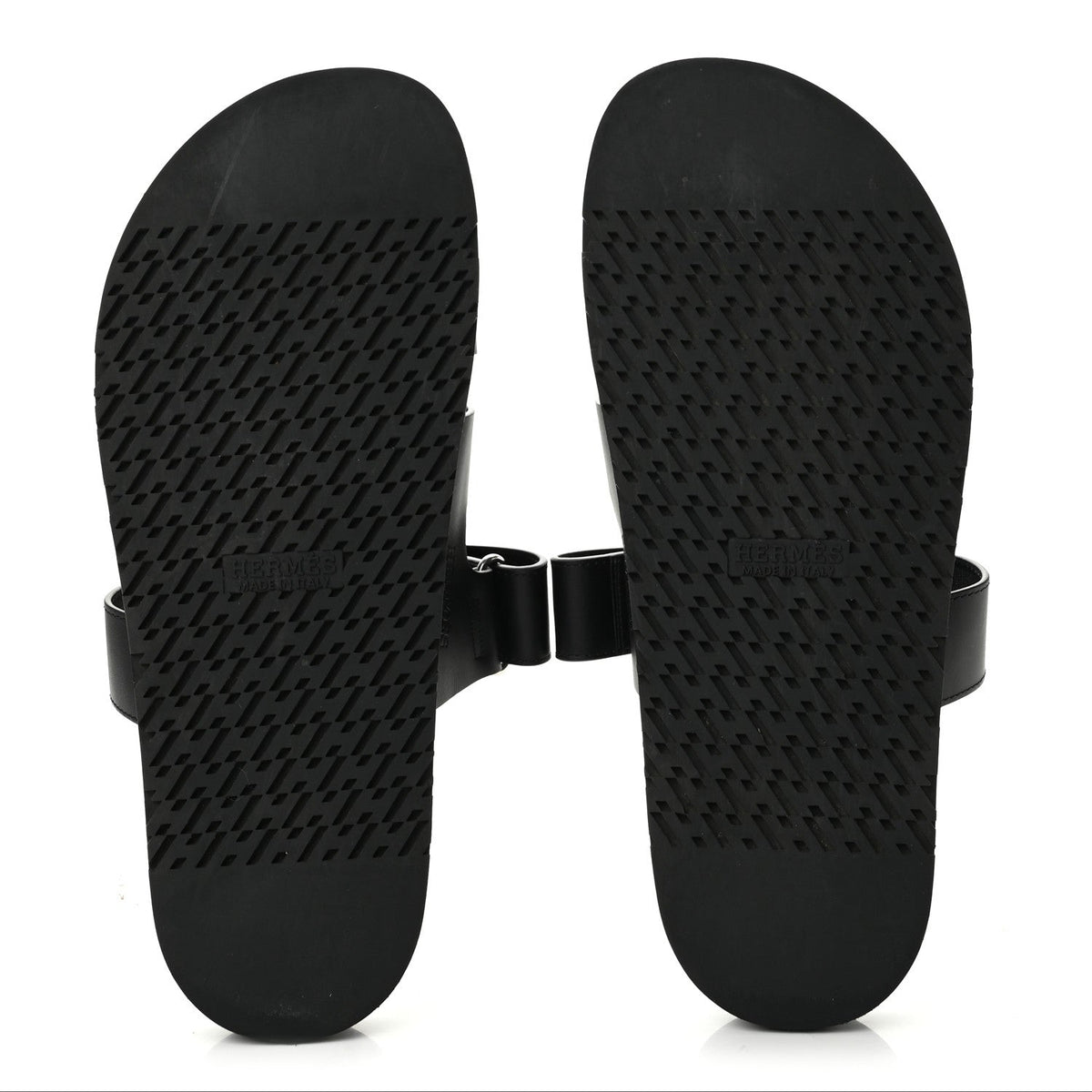 Calfskin Mens Chypre Sandals 44 Black