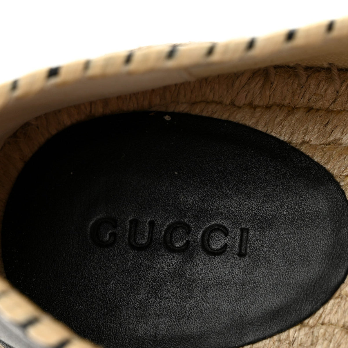 Nappa Charlotte GG Marmont Miguel Espadrilles 40 Black