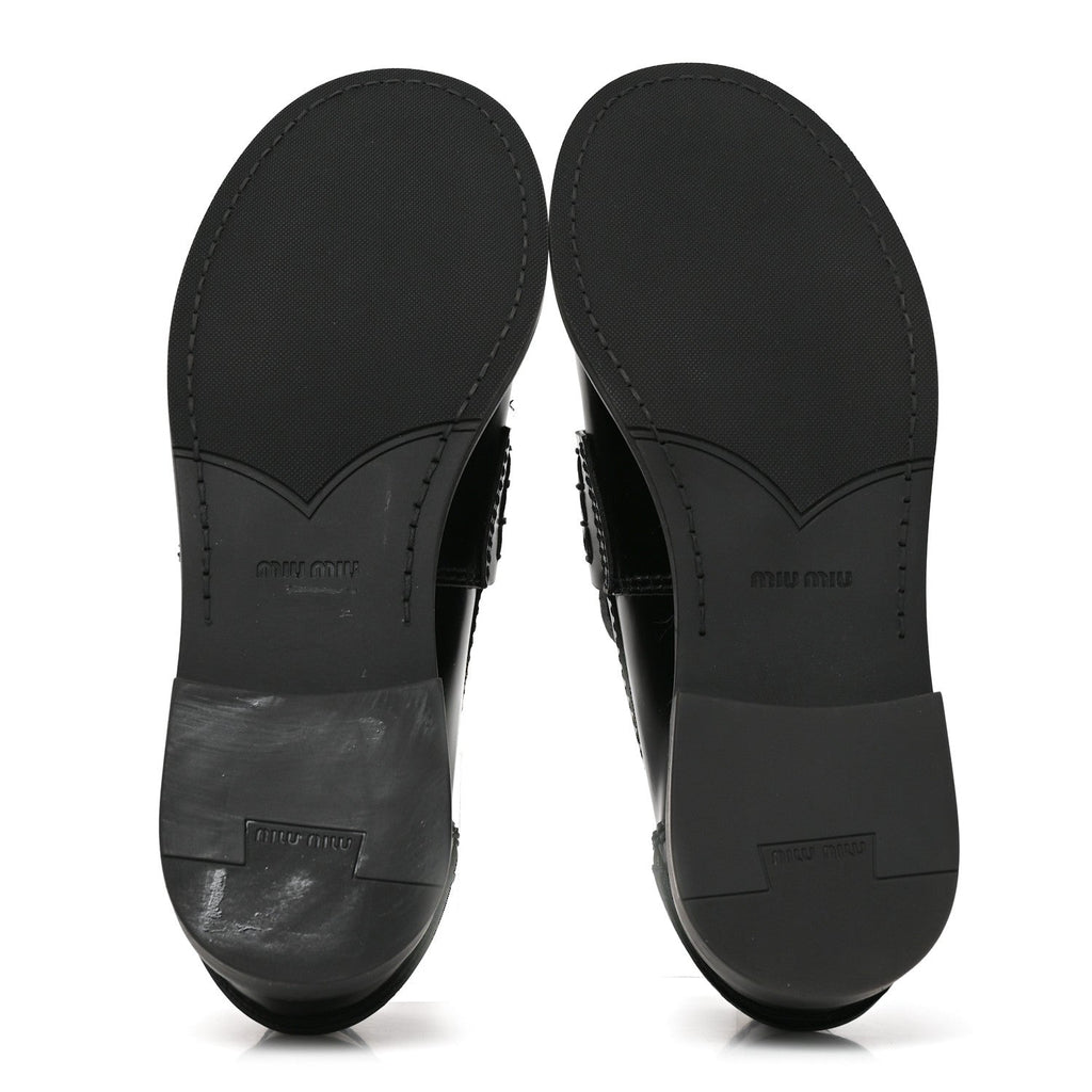 Calzature Spazzolato Bicolor Penny Loafer 36 Black White