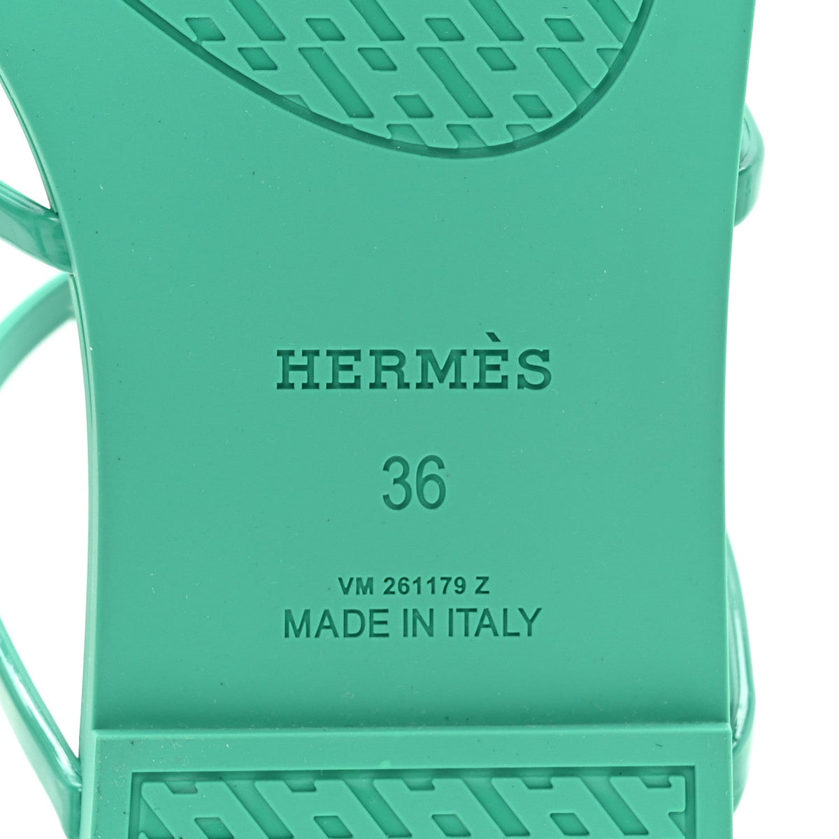 Rubber Womens Mykonos Sandals 36 Vert Tourmaline