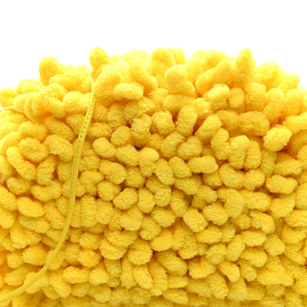 Chenille The Mini Pouch Lemon