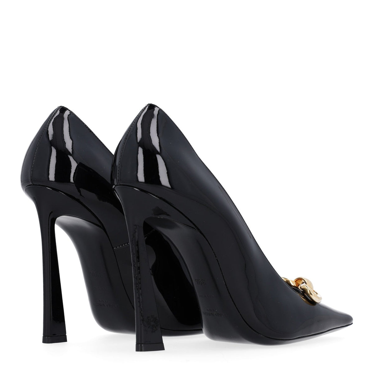 Vernice Grupy Silvana 110mm Pumps 39.5 Oro Antico Black