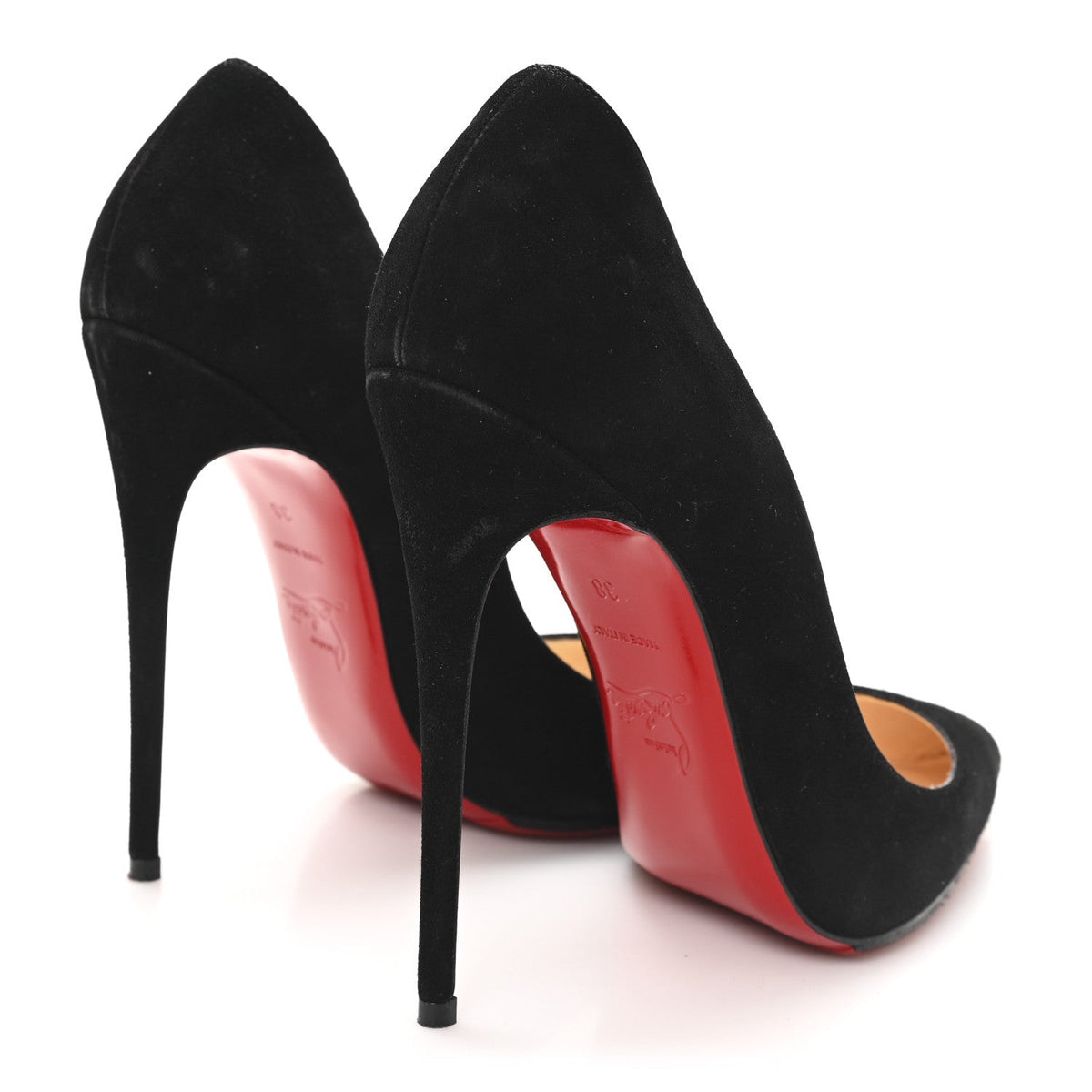 Suede Pigalle Follies 120 Pumps 38 Black