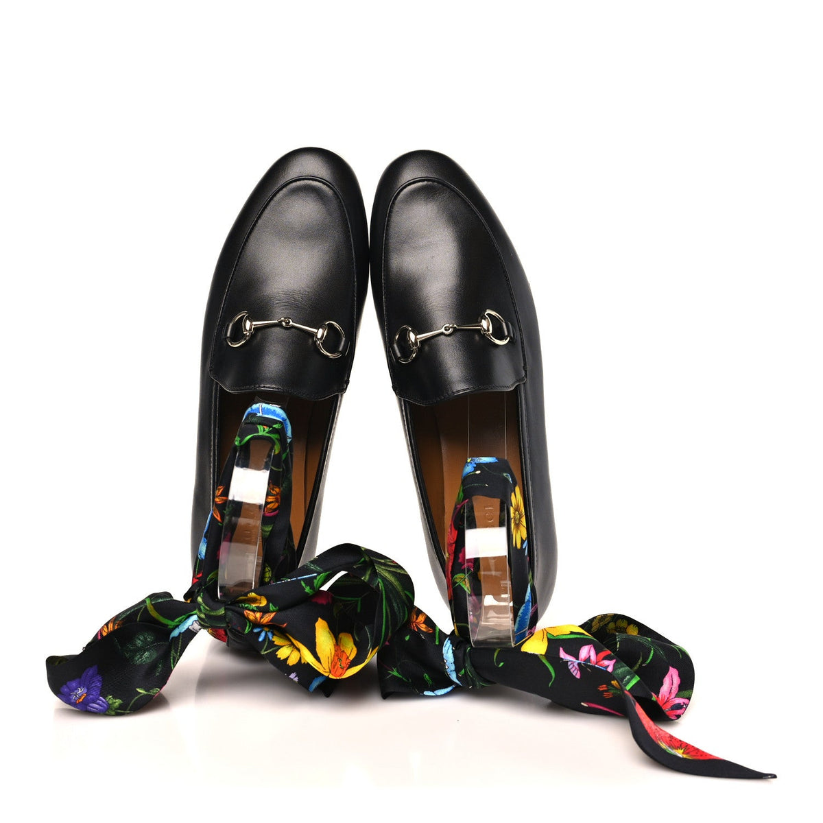 Betis Glamour Calfskin Silk Womens Jordaan Loafers 38 Black Multicolor