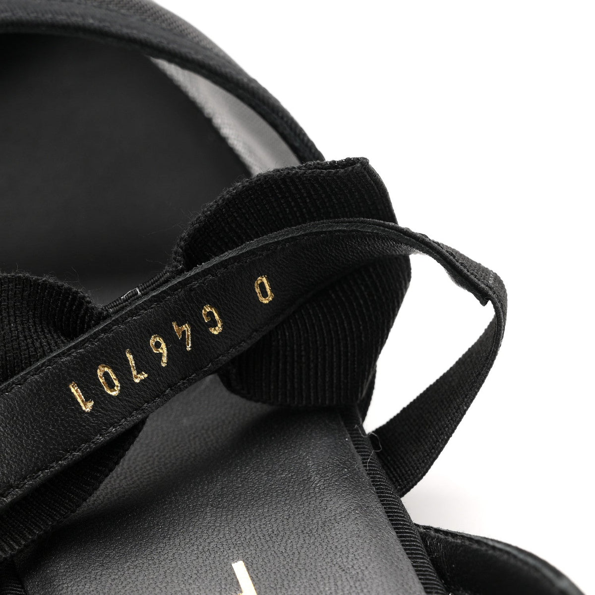 Mesh Grosgrain Mary Janes Flats 37 Black