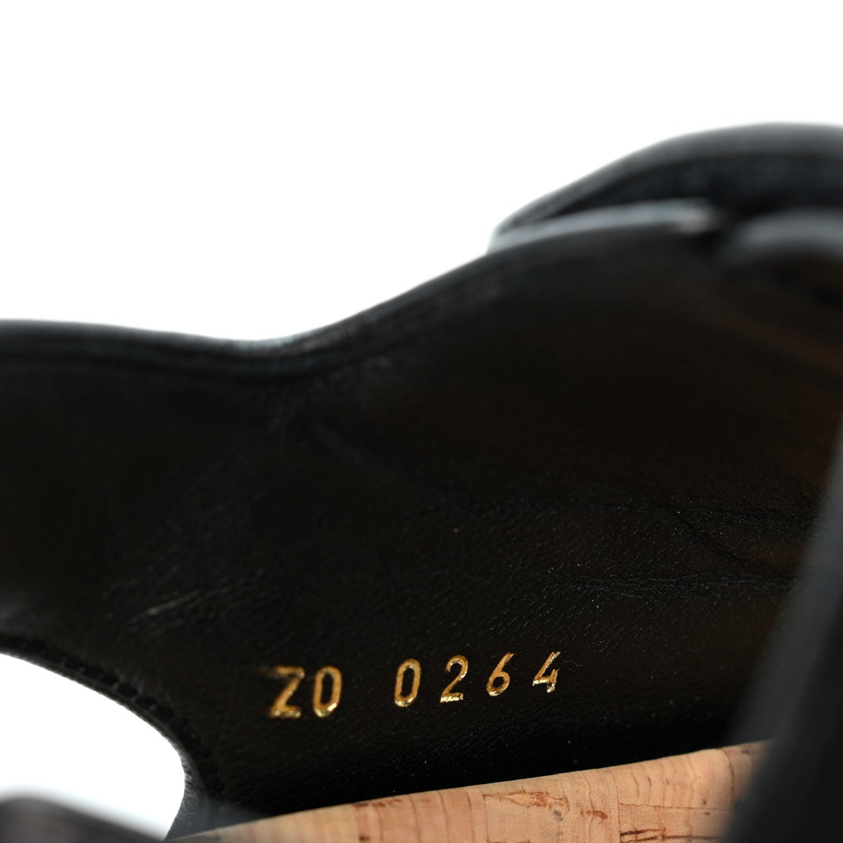 Calfskin 4G Strap Flat Sandals 37 Black