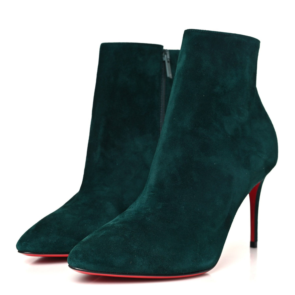 Veau Velours Eloise Booty 85 Ankle Boots 37.5 Green