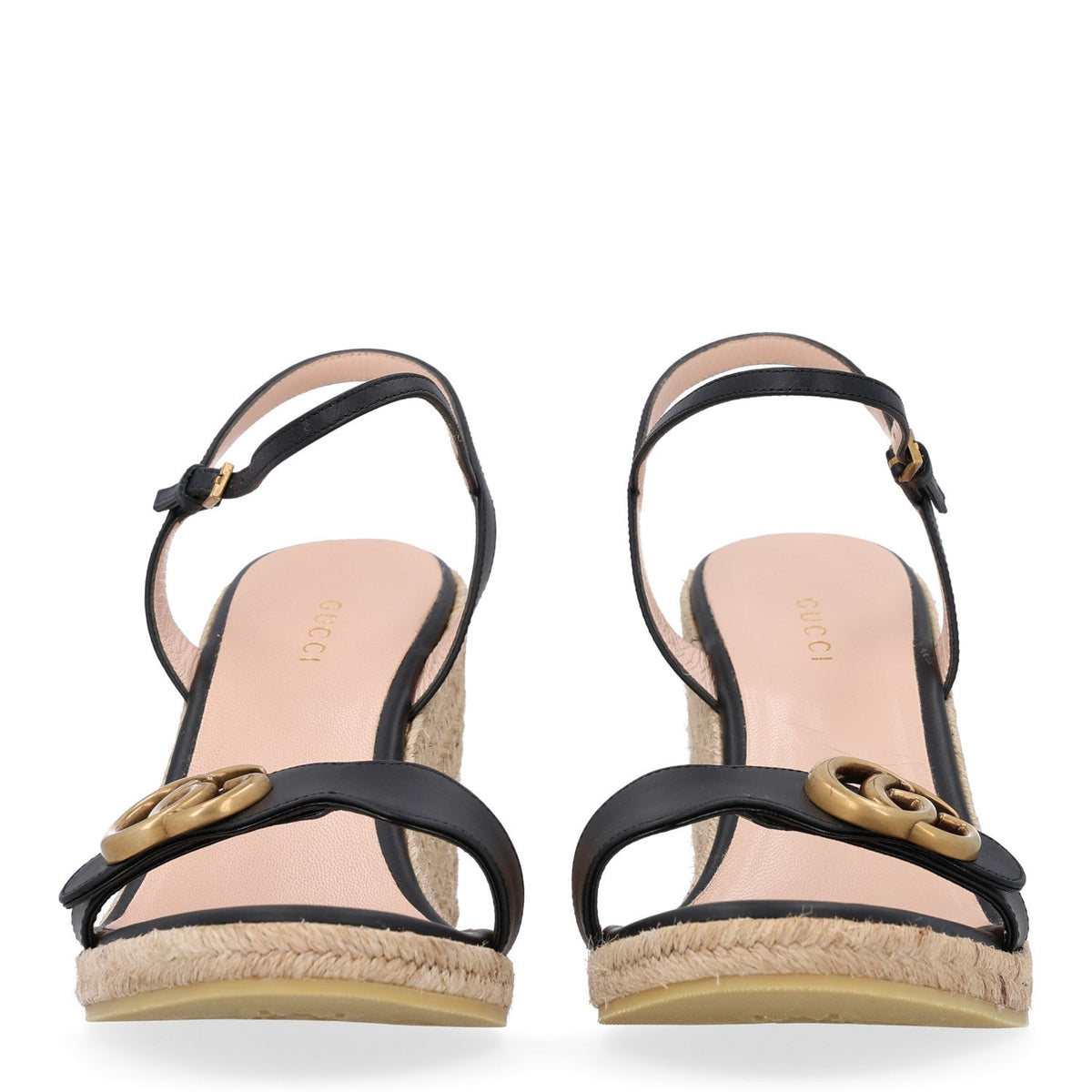Galassia Aitana Espadrille 10/95mm Wedge Sandals 39.5 Black