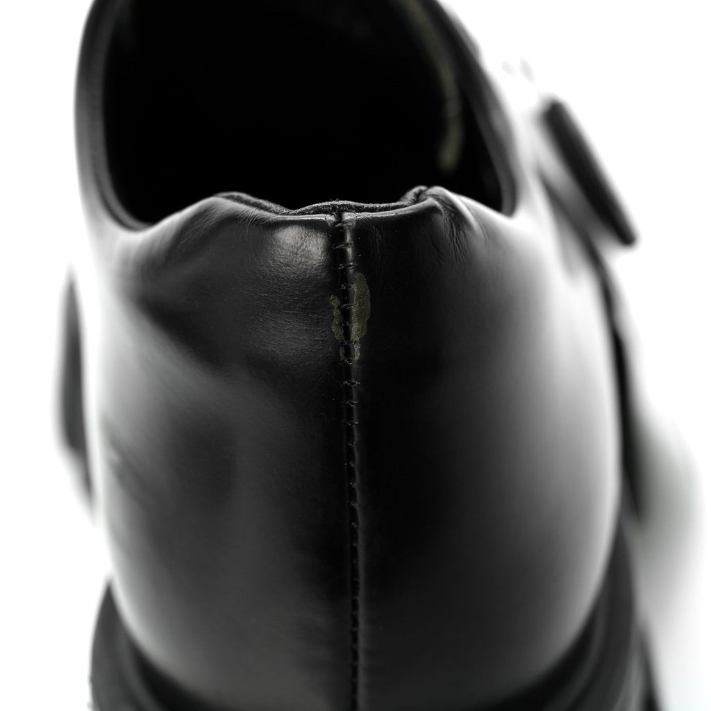 Spazzolato Rois Monolith 55mm Derby Loafers 36.5 Black