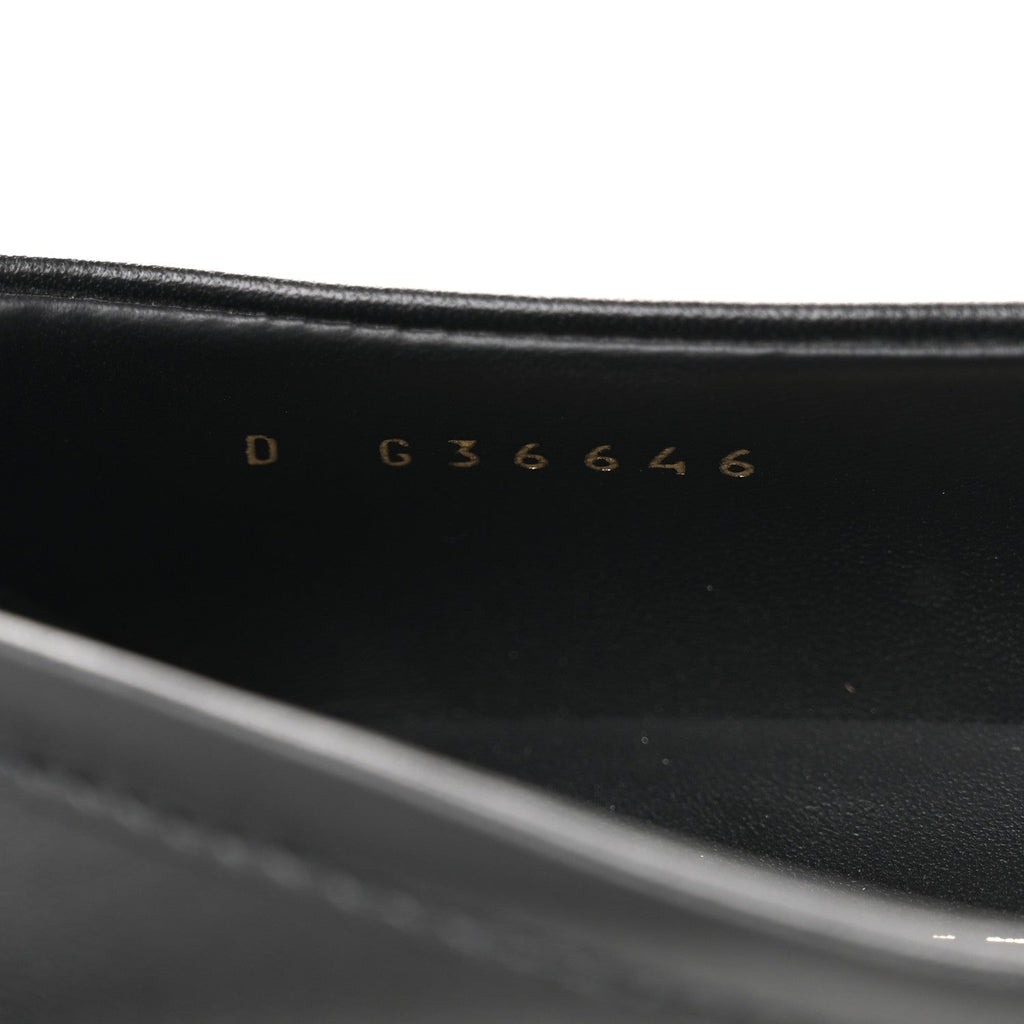 Lambskin Quilted CC Turnlock Loafers 36.5 Black