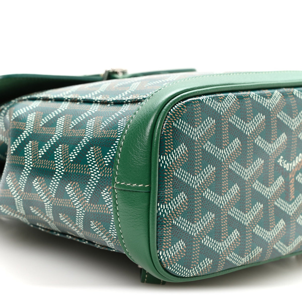 Goyardine Calfskin Mini Alpin Backpack Green