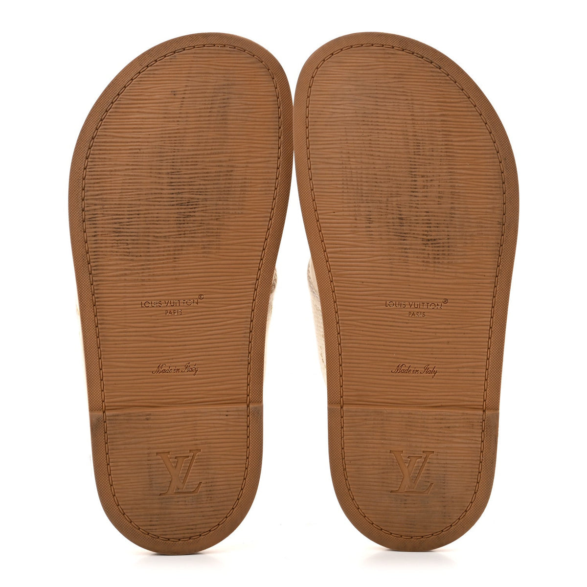 LV Bliss Womens Comfort Cross-Over Mules  37 Ecru