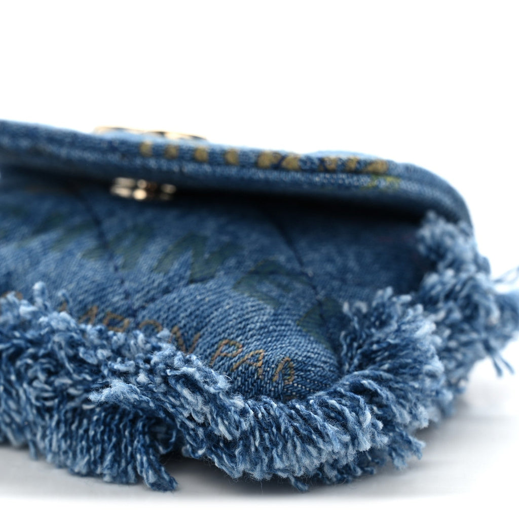 Denim Quilted Denim Mood Belt Bag Blue Multicolor