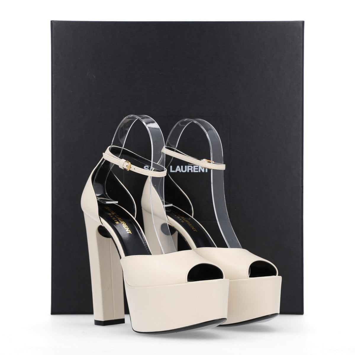 New Belfagor Jodie 95 Platform Sandal 36.5 Pearl