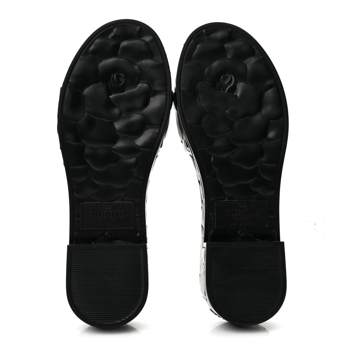 Rubber Atelier 03 Rose Edition 25/40mm Platform Slide Sandals 38 Black