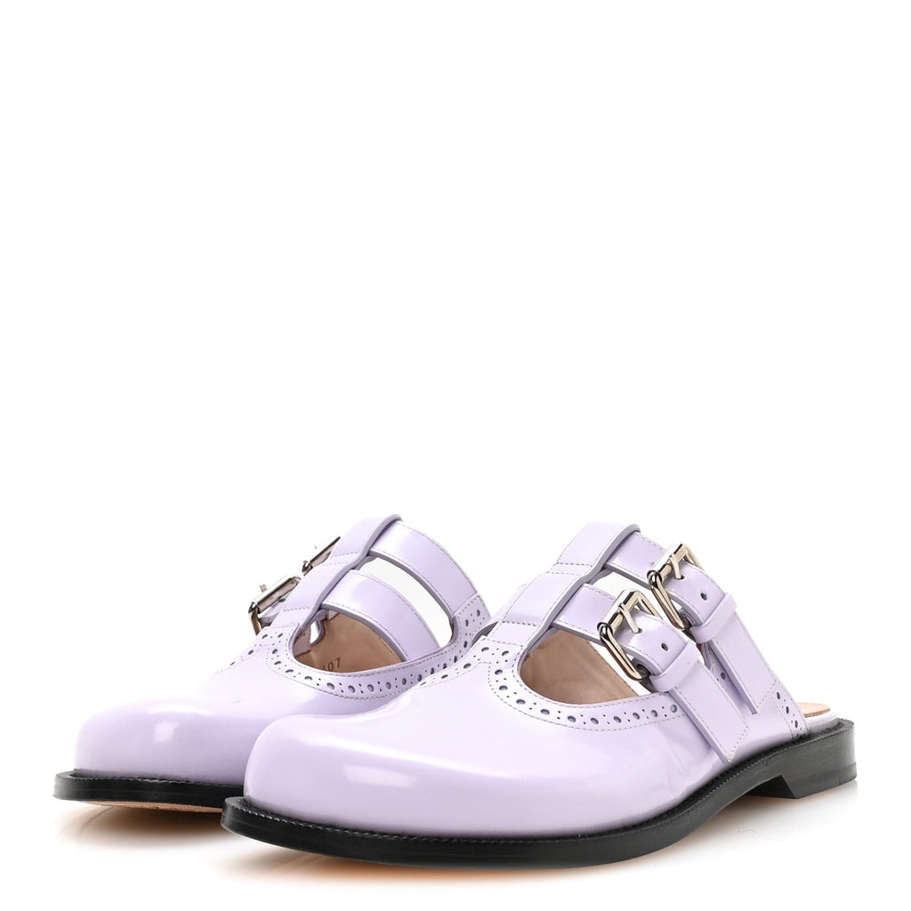 Calfskin Campo Mary Jane Mule 37 Lilac