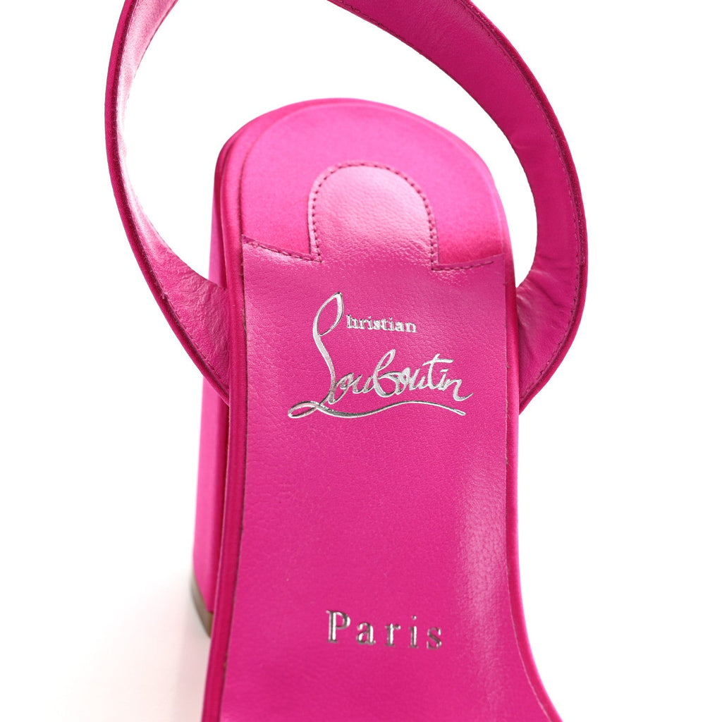 Satin Miss Sabina 85 Sandals 39 Holly Pink
