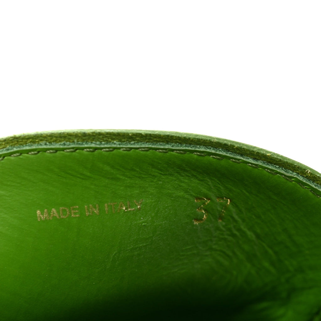 Patent Penny Loafer 37 Apple Green